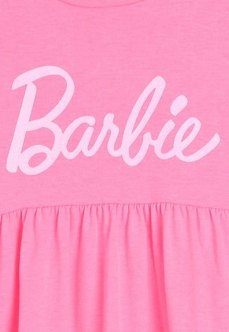 Vestido Fakini Infantil Barbie Rosa - Compre Agora