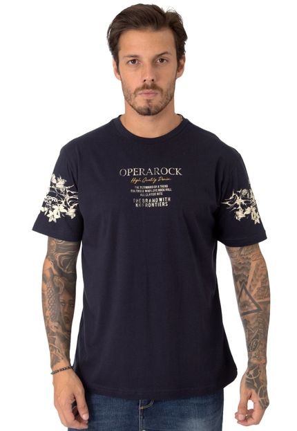 Camiseta Masculina Operarock Classic Tribal Dark Blue - Marca Opera Rock