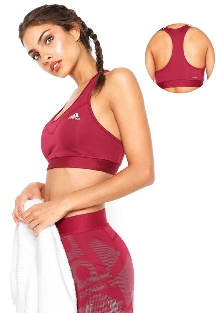 Top adidas Performance TF BRA Solid Vinho - Marca adidas Performance