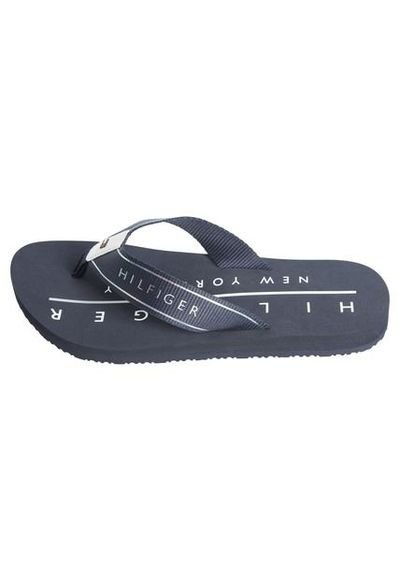Sandalias Flip Flop Azul Oscuro Elegant De Playa Caf Tommy