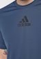 Camiseta adidas Performance 3s Costas Azul-Marinho - Marca adidas Performance