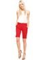 Bermuda Calvin Klein Jeans Reta Vermelha - Marca Calvin Klein Jeans