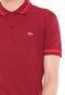 Camisa Polo Lacoste Reta  Vermelha - Marca Lacoste