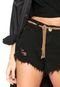 Short Sarja Colcci Tomboy Preto - Marca Colcci