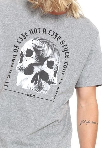 Camiseta MCD Skull Cinza