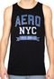 Regata Aeropostale Lettering Preta - Marca Aeropostale