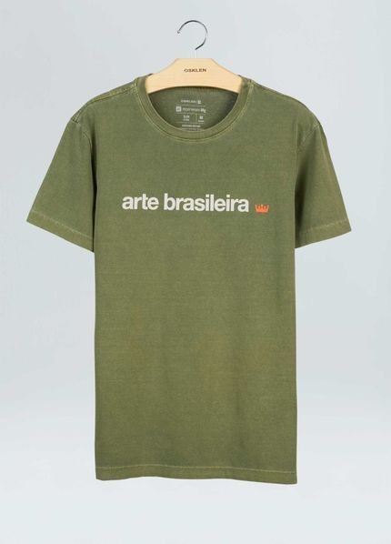 T-shirt Osklen Stone Arte Brasileira - Marca Osklen