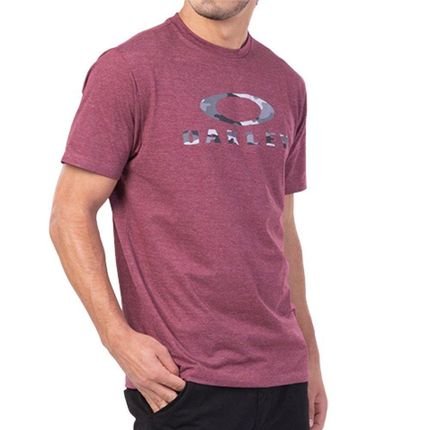 Camiseta Oakley Camo SS Masculina Vermelho Mescla - Marca Oakley