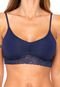 Top Calvin Klein Underwear Renda Azul - Marca Calvin Klein Underwear