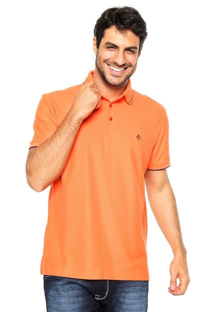 Camisa Polo Dudalina Reta Laranja - Marca Dudalina