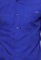 Camisa Colcci Bordado Bolso Azul - Marca Colcci