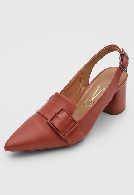 Scarpin Vizzano Slingback Laranja - Marca Vizzano