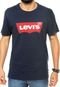 Camiseta Levis Reta Azul - Marca Levis