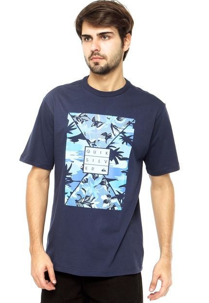 Camiseta Quiksilver Junglelife Azul - Marca Quiksilver