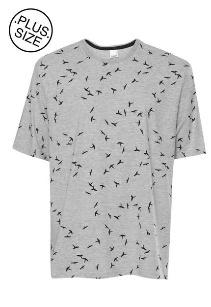 Camiseta WEE! Pássaros Cinza - Marca Wee! Plus