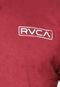 Camiseta RVCA Label Vinho - Marca RVCA