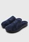 Pantufa Pegada Bordado Azul-Marinho - Marca Pegada