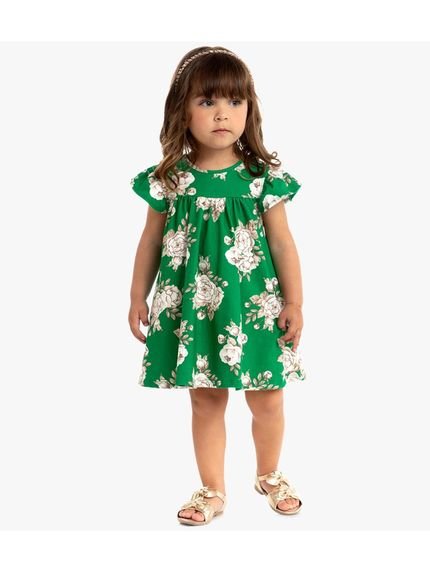 Vestido Infantil Milon Cotton Verde - Marca Milon