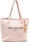 Bolsa Sacola Juicy Couture Grande Monograma Rosa - Marca Juicy Couture