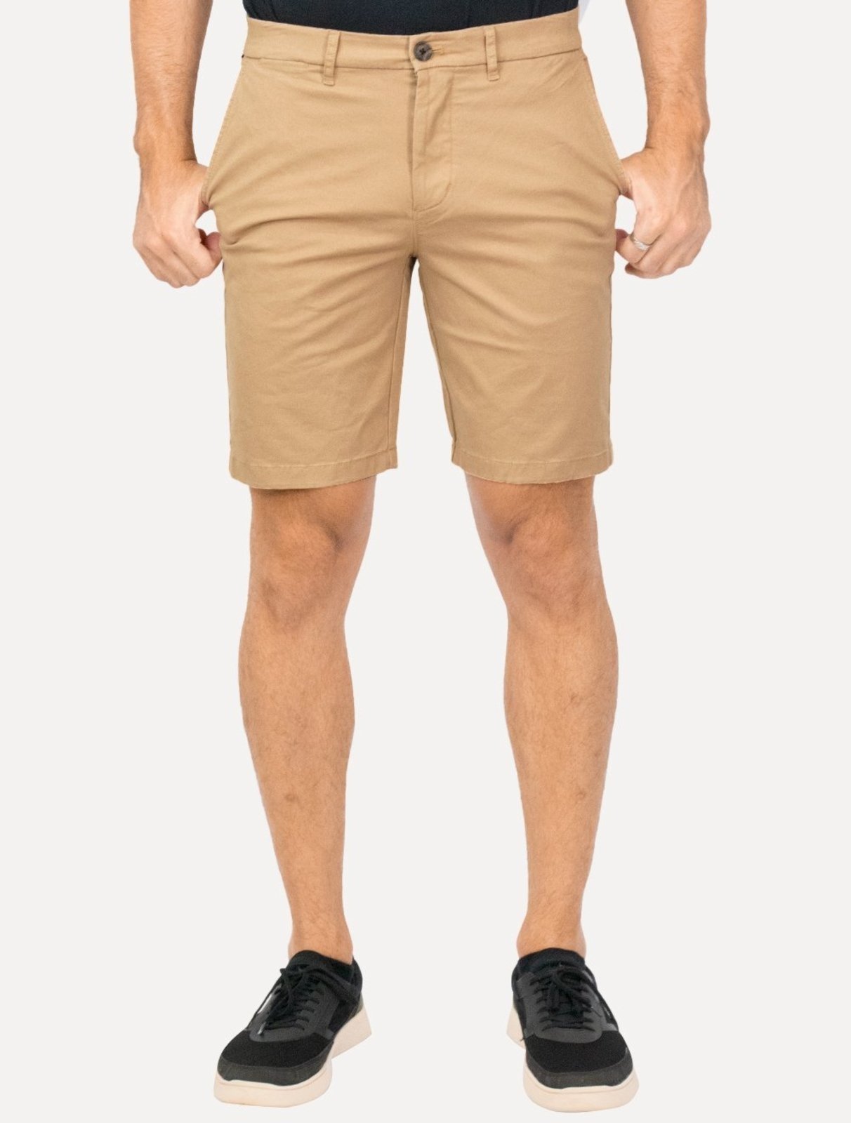 Bermuda Tommy Hilfiger Masculina Sarja Brooklyn 9in Cáqui - Marca Tommy Hilfiger