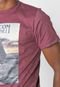Camiseta Volcom Slim Botch Vinho - Marca Volcom