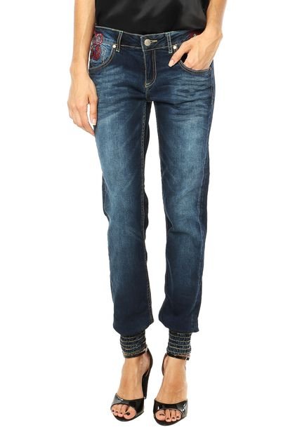 Calça Jeans Desigual Line Azul - Marca Desigual