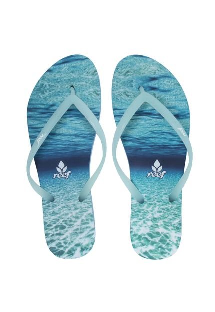 Chinelo Reef Escape Nature Azul - Marca Reef