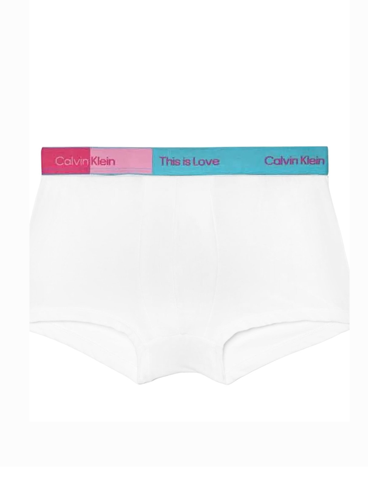 Cueca Calvin Klein Boxer Trunk Cotton Pride This Is Love Branca 1UN - Marca Calvin Klein