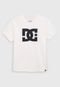 Camiseta DC Shoes Infantil Logo Off-White/Preto - Marca DC Shoes