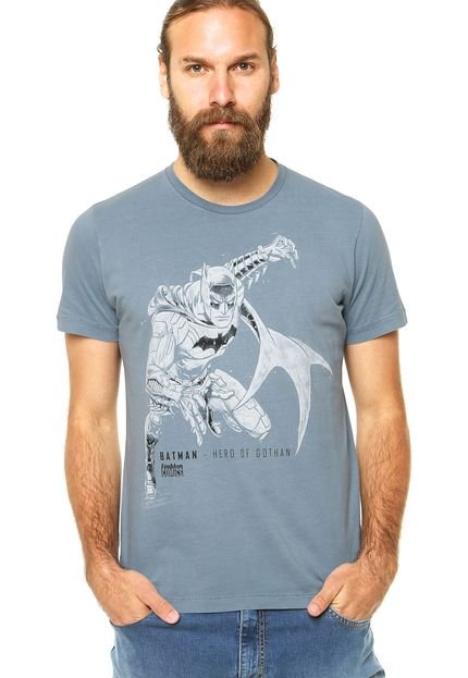 Camiseta Fashion Comics Batman Azul - Marca Fashion Comics