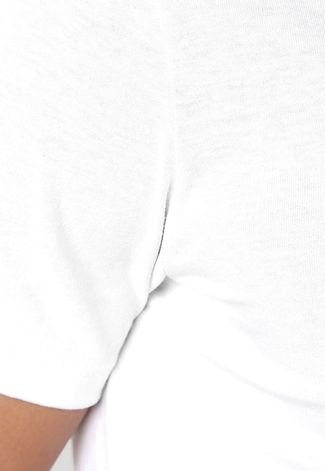 Kit 2pçs Camiseta Forever 21 Liso Branco