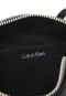 Bolsa Calvin Klein Lettering Preta - Marca Calvin Klein