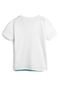 Camiseta Brandili Menino Escrita Off-White - Marca Brandili