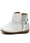 Bota Molekinha London Glitter Branco - Marca Molekinha