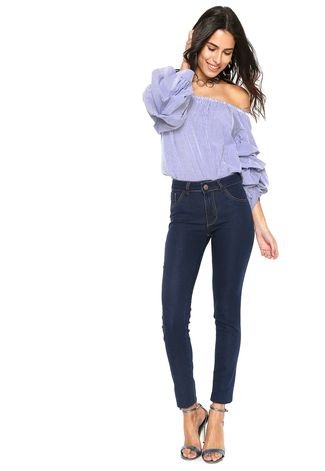 Calça Jeans GRIFLE COMPANY Skinny Comfort Azul