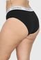 Calcinha Calvin Klein Underwear Tanga Logo Preta - Marca Calvin Klein Underwear