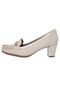 Scarpin Piccadilly Tira Strass Nude - Marca Piccadilly
