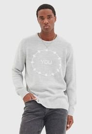 Sweater Trendyol Gris - Calce Regular