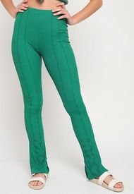 Pantalón Topshop Verde - Calce Ajustado