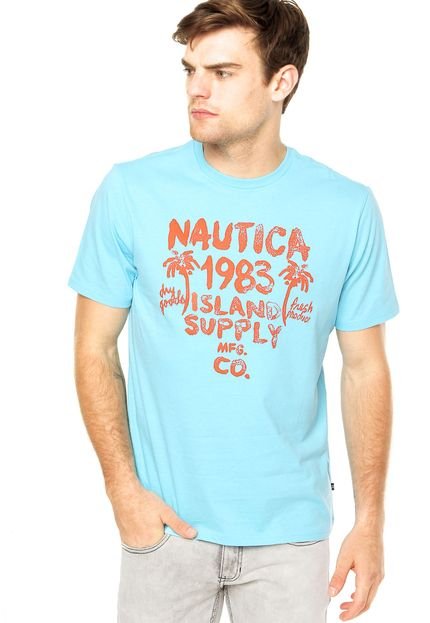 Camiseta Nautica Azul - Marca Nautica