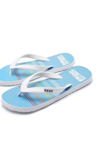 Chinelo Reef Switchfoot Tri Stripes Azul