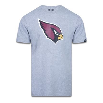 Camiseta New Era Regular Arizona Cardinals Mescla Cinza - Marca New Era
