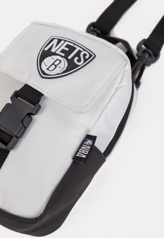 Bolsa NBA Shoulder Bag Brooklyn Nets Branca