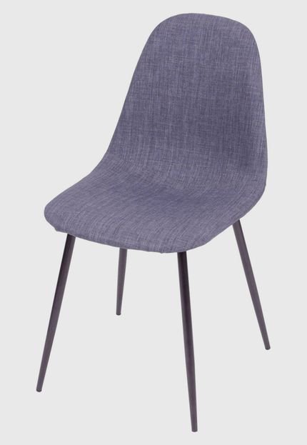 Cadeira Charla Linho Base Preta OrDesign - Marca Ór Design