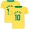 Kit 2 Camisetas Do Brasil Infantil Copa Do Mundo Unissex - Marca Zafina