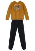 Conjunto Brandili Moletom Infantil Menino Marrom - Marca Brandili