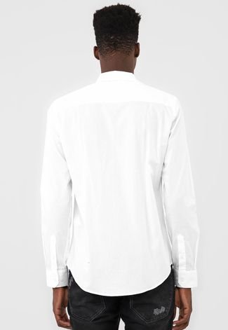 Camisa Colcci Reta Logo Branca