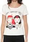 Camiseta Carmim Girls Support Girls Off-White - Marca Carmim