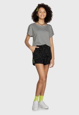 Conjunto Blusa e Short Elian Juvenil Menina Verão Fierce Girl 10