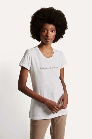 Camiseta Feminina A Gente Junto Reserva Branco